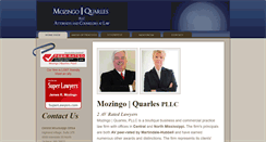 Desktop Screenshot of mozingolaw.com